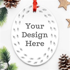 Oval Filigree Ornament (Two Sides)