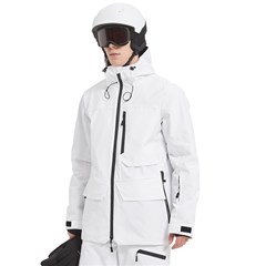 Custom Mix Color Any Text Name Men s Multi Pockets Zip Ski and Snowboard Waterproof Breathable Jacket View6