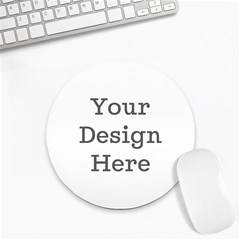 Personalized Couple Lover Name Round Mousepad View1