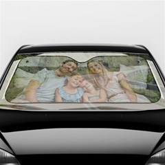 Personalized Name Any Text Enjoy Your Holiday Car Windshield Sunshade Car Windshield Sunshade View5