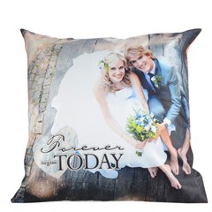 Personalized 4 Photo Christmas Large Cushion Case  Large Cushion Case (Two Sides) View2