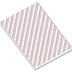 Diagonal Patriot Stripes Large Memo Pad