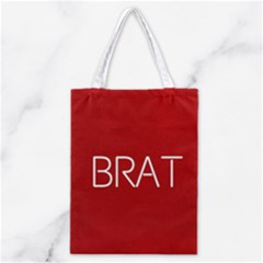 Brat Red All Over Print Classic Tote Bag