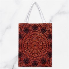 Grunge Style Geometric Mandala All Over Print Classic Tote Bag