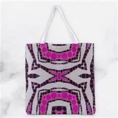 Pink Black Zebra  All Over Print Grocery Tote Bag