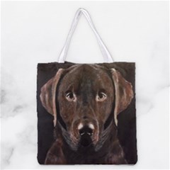 Chocolate Lab Grocery Tote Bag