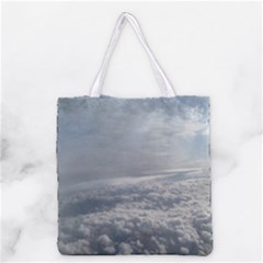 Sky Plane View Grocery Tote Bag