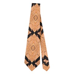 Faux Animal Print Pattern Neckties (two Side) 