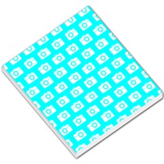 Modern Chic Vector Camera Illustration Pattern Small Memo Pads
