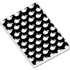 Cute Whale Illustration Pattern Large Memo Pads