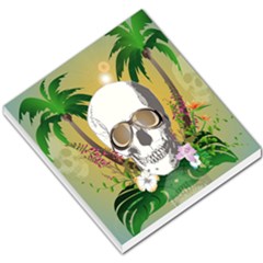 Funny Skull With Sunglasses And Palm Small Memo Pads