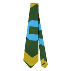 Rhombus In Squares Pattern Necktie
