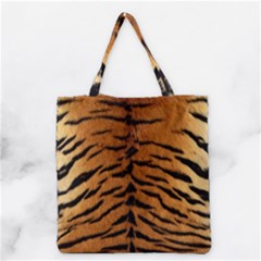 Tiger Fur Grocery Tote Bags
