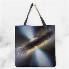 Hidden Black Hole Grocery Tote Bags