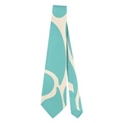 Blue Abstract Water Drops Pattern Neckties (two Side) 