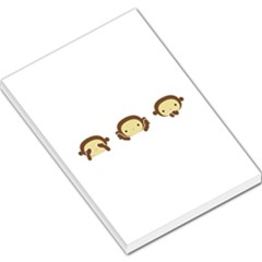 Three Wise Monkeys Large Memo Pads