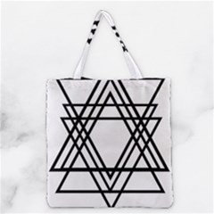 Triangles Grocery Tote Bag