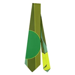Cute Green Bird Neckties (two Side) 