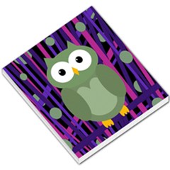 Green And Purple Owl Small Memo Pads