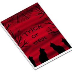 Trick Or Treat - Black Cat Large Memo Pads