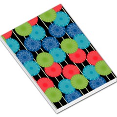 Vibrant Retro Pattern Large Memo Pads