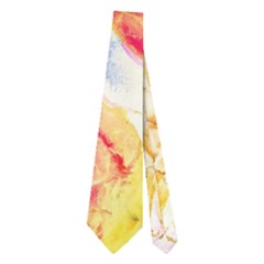 Colorful Pineapples Over A Blue Background Neckties (two Side) 
