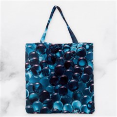 Blue Abstract Balls Spheres Grocery Tote Bag