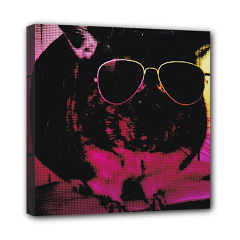 Maggie Chinchillin Version 2 Mini Canvas 8  X 8 