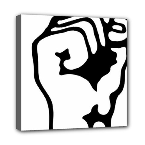 Skeleton Right Hand Fist Raised Fist Clip Art Hand 00wekk Clipart Mini Canvas 8  X 8 