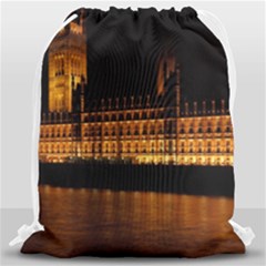 Houses Of Parliament Drawstring Bag (large)