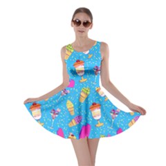 Ice In Blue Skater Dress