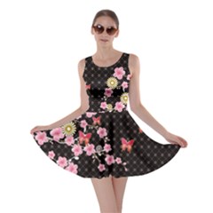 Dark Blossom Skater Dress