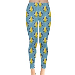 Green Corn Pattern With Ripe Corn Women s Leggings