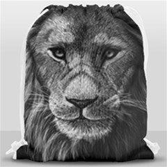 My Lion Sketch Drawstring Bag (large)