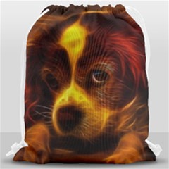 Cute 3d Dog Drawstring Bag (large)