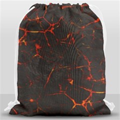 Volcanic Textures Drawstring Bag (large)