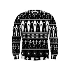 Halloween Pattern Kids  Sweatshirt