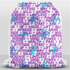 Hard Workout Drawstring Bag (large)