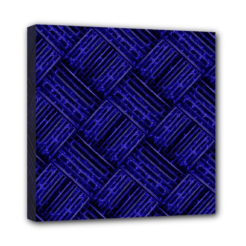 Cobalt Blue Weave Texture Multi Function Bag	