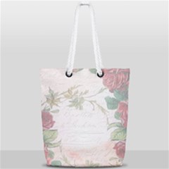 Vintage 1079419 1920 Full Print Rope Handle Tote (small)