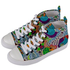 Supersonic Mystic Women s Mid-top Canvas Sneakers