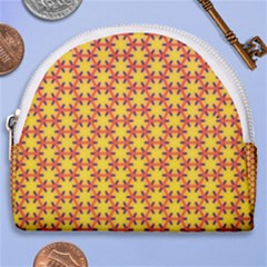 Texture Background Pattern Horseshoe Style Canvas Pouch