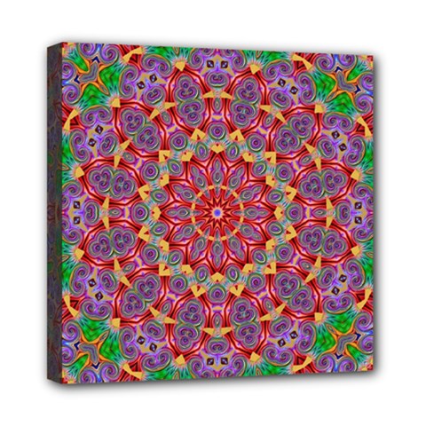 Background Image Decorative Mini Canvas 8  X 8  (stretched)