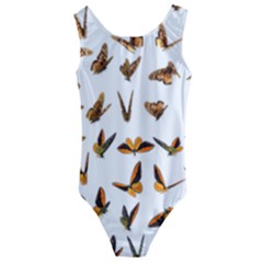 Butterfly Butterflies Insect Swarm Kids  Cut-out Back One Piece Swimsuit