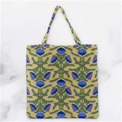 Pattern Thistle Structure Texture Grocery Tote Bag
