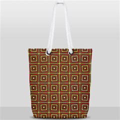 Rby-3-7 Full Print Rope Handle Tote (small)
