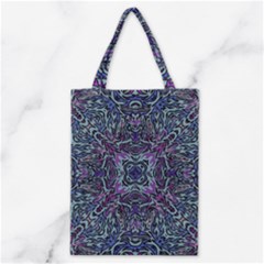 Pattern Fire Purple Repeating Classic Tote Bag