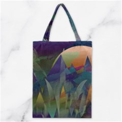 Mountains Abstract Mountain Range Classic Tote Bag