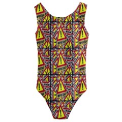 Important Kids  Cut-out Back One Piece Swimsuit