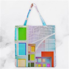 City Modern Business Skyscrapers Grocery Tote Bag